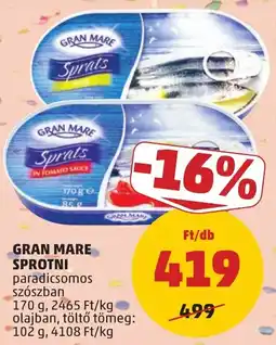 PENNY Gran mare sprotni paradicsomos szószban ajánlat