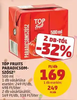 PENNY Top fruits paradicsomszósz ajánlat