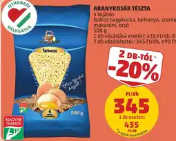 PENNY Aranykosár tészta ajánlat