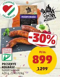 PENNY Pecseneve kolbász ajánlat