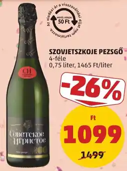 PENNY Szovjetszkoje pezsgő ajánlat