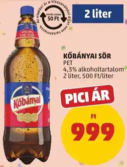 PENNY Kőbányai sör ajánlat