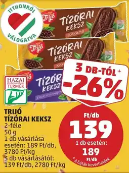 PENNY Trijó tizórai keksz ajánlat