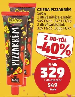 PENNY Czifra pizzakrém ajánlat