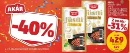PENNY Master Good füstli sajtos ajánlat