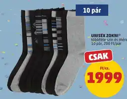 PENNY Unisex zokni ajánlat