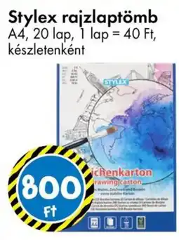 Tedi Stylex rajzlap ajánlat