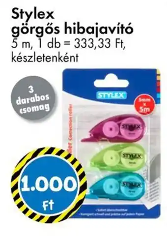 Tedi Stylex görgős hibajavító ajánlat