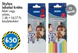 Tedi Stylex iskolai kréta ajánlat