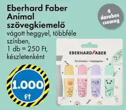 Tedi Eberhard Faber Animal szövegkiemelő ajánlat