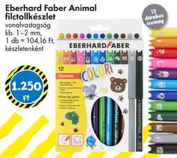 Tedi Eberhard Faber Animal filctollkészlet ajánlat