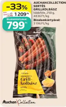 Auchan Auchan Collection grillkolbász ajánlat