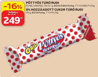 Óriás pöttyös túró rudi