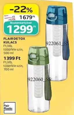Auchan Flairdetox kulacs ajánlat