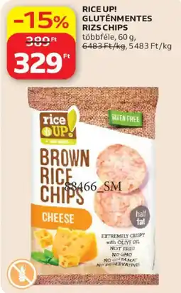 Auchan Rice up brown rice chips ajánlat
