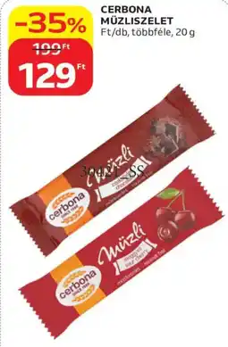 Auchan Cerbona müzliszelet ajánlat