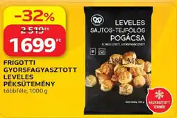 Auchan Frigotti leveles péksütemény ajánlat
