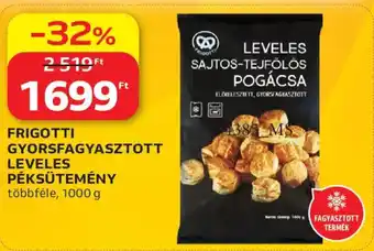 Auchan Frigotti leveles péksütemény ajánlat