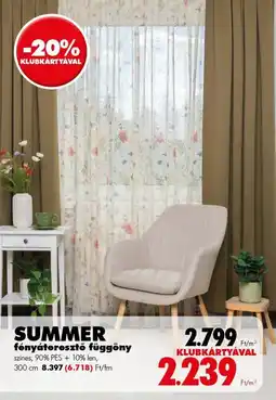 Diego Summer fényáteresztő függöny ajánlat