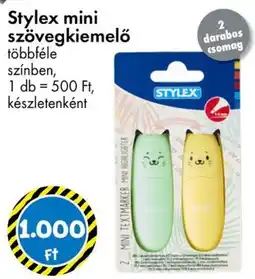 Tedi Stylex mini szövegkiemelő ajánlat