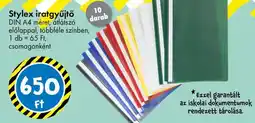 Tedi Stylex iratgyűjtő ajánlat
