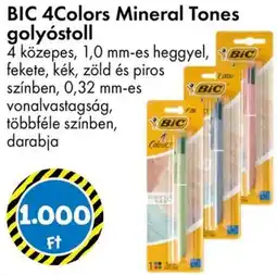 Tedi bic 4colors mineral tones golyóstoll ajánlat