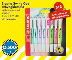 Tedi Stabilo swing cool szövegkiemelő ajánlat