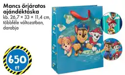Tedi Mancs őrjáratos ajándéktáska ajánlat