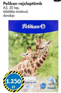 Tedi Pelikan rajzlap tömb ajánlat
