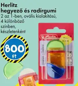 Tedi Herlitz hegyező és radírgumi ajánlat