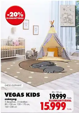 Diego Vegas kids szőnyeg ajánlat