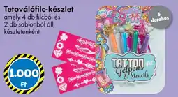 Tedi Moxy tetoválófilc-készlet ajánlat