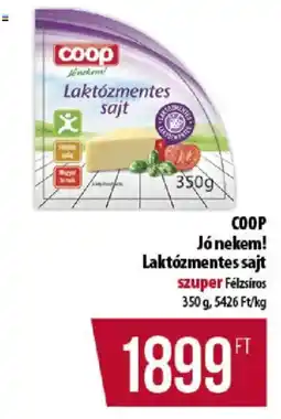 Coop Coop laktózmentes sajt ajánlat