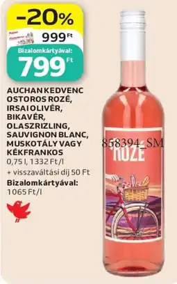 Auchan Auchan kedvenc rozé ajánlat