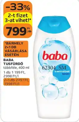 Auchan baba tusfürdő ajánlat