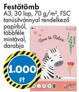 Tedi Festőtömb ajánlat