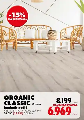 Organic classic laminált padló
