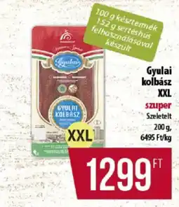 Coop Gyulai kolbász ajánlat