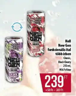 Coop Hell new gen funkcionális ital ajánlat