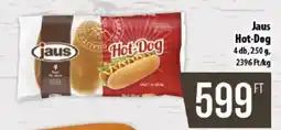 Coop Jaus hot dog ajánlat