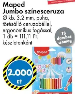 Tedi Maped jumbo színesceruza ajánlat