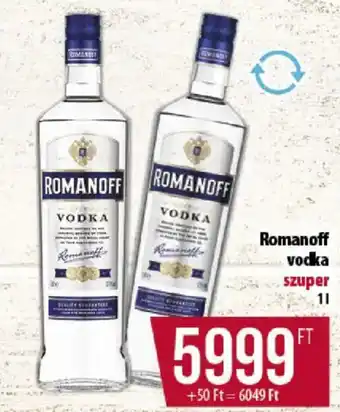 Romanoff vodka