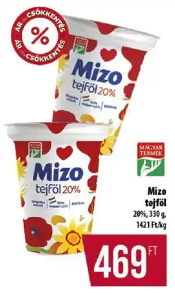 Coop Mizo tejföl ajánlat