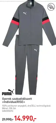 Intersport Puma gyerek szabadidőszett individualrise ajánlat