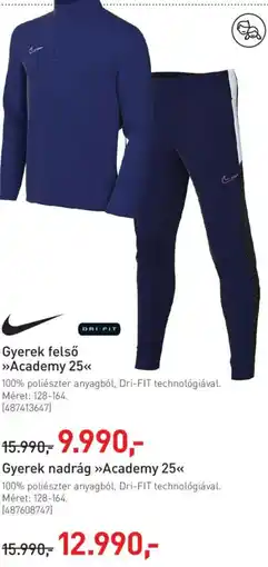 Intersport Nike gyerek felső academy 25 ajánlat