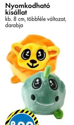 Tedi Nyomkodható kisállat ajánlat