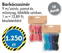 Tedi Barkácszsinór ajánlat