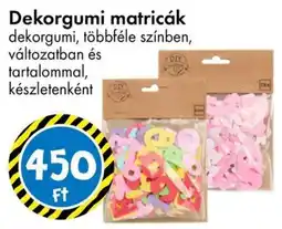 Tedi Dekorgumi matricák ajánlat