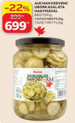 Auchan Auchan uborkasaláta ajánlat
