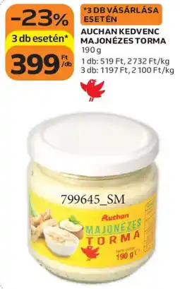 Auchan Auchan majonézes torma ajánlat